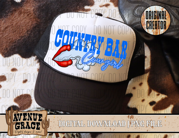 Country Bar Cowgirl