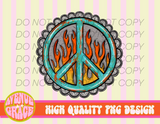 Peace Sign Stone PNG