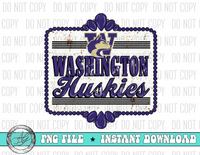 WASHINGTON HUSKIES WESTERN