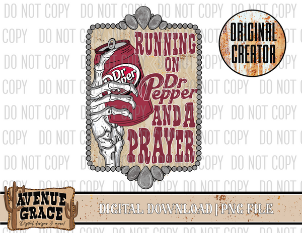 Running on Dr Pepper and a prayer