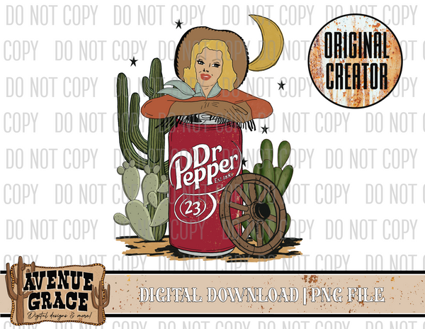 Cowgirls & Dr. Pepper