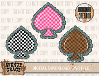 checkered spade bundle