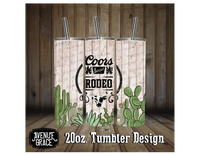 Coors Cactus Tumbler Design