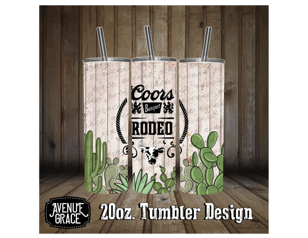 Coors Cactus Tumbler Design