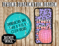 Purple Spooky Phone case design