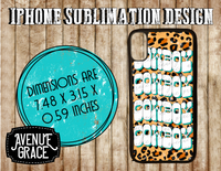 Leopard Cowboy iPhone case design