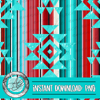 Patriotic Serape Aztec