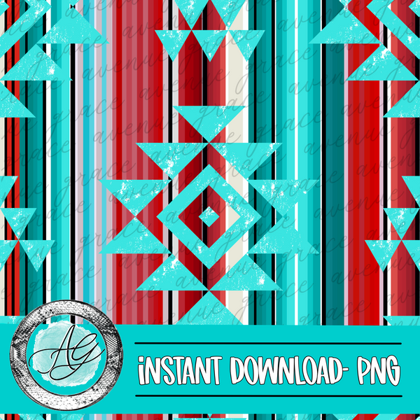 Patriotic Serape Aztec
