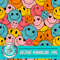 Smiley Seamless Pattern