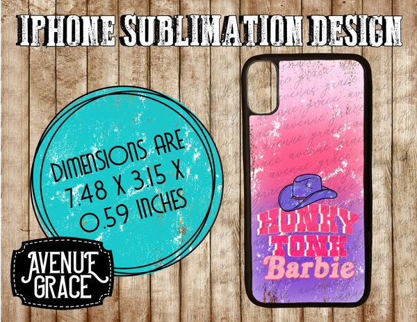 Honey Tonk Barbie case design