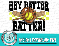 Hey Batter batter softball