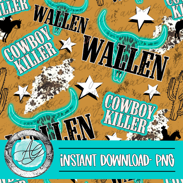 Cowboy Killer Seamless