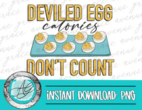 Deviled egg Calories Don’t Count