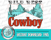 Wild West Cowboy Desert