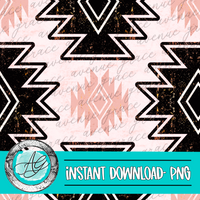 Pink Tribal Seamless Pattern