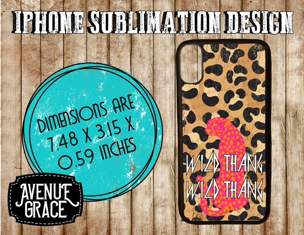 Wild Thang IPhone Case Design