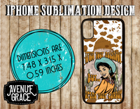 Brand your cowboy phone case design