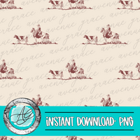 Western scene Seamless Pattern