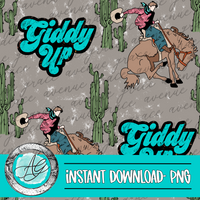 Giddy Up Seamless Pattern