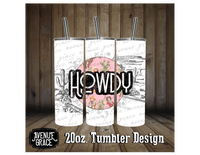 Howdy Tumbler Design