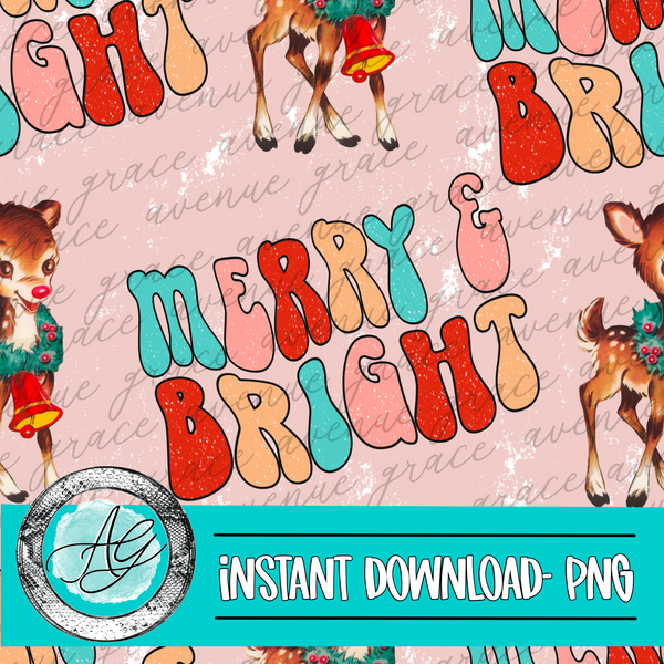 Merry & Bright Vintage Reindeer