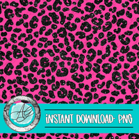 Pink Leopard Seamless Pattern