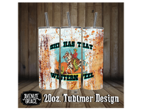 Western Feel tumbler design