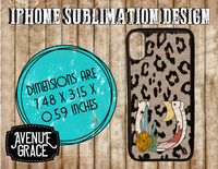 Desert horse shoe phone case design