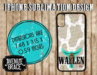 Wallen Cowprint iPhone case design