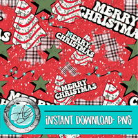 Merry Christmas seamless Pattern