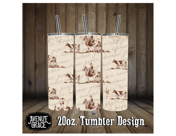 Western Tumbler Design