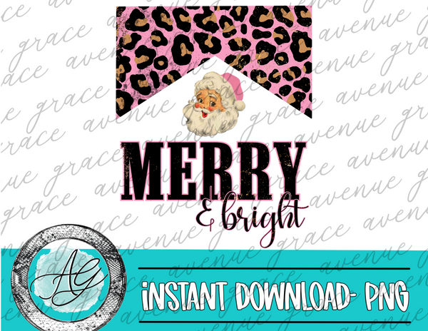 Merry and Bright Pink Leopard