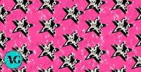 Pink Cowprint Stars 12oz Sippy Cup Sublimation Wrap